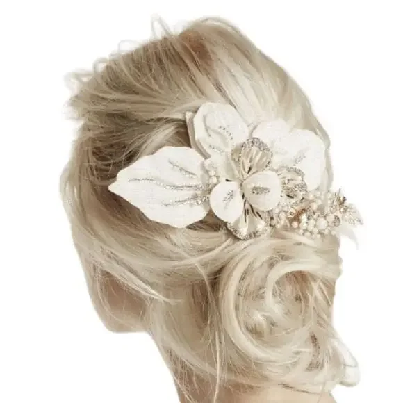 NWT- gorgeous David\'s Bridal Headpiece David main image 2